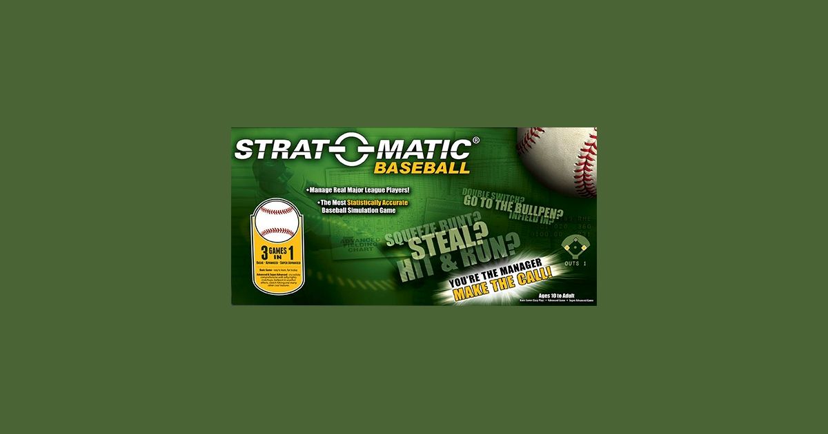 assorted teams Strat-O-Matic 1965 Advanced baseball season 
