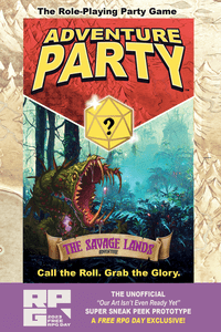 Adventure Party: The Savage Lands A FREE RPG DAY Exclusive