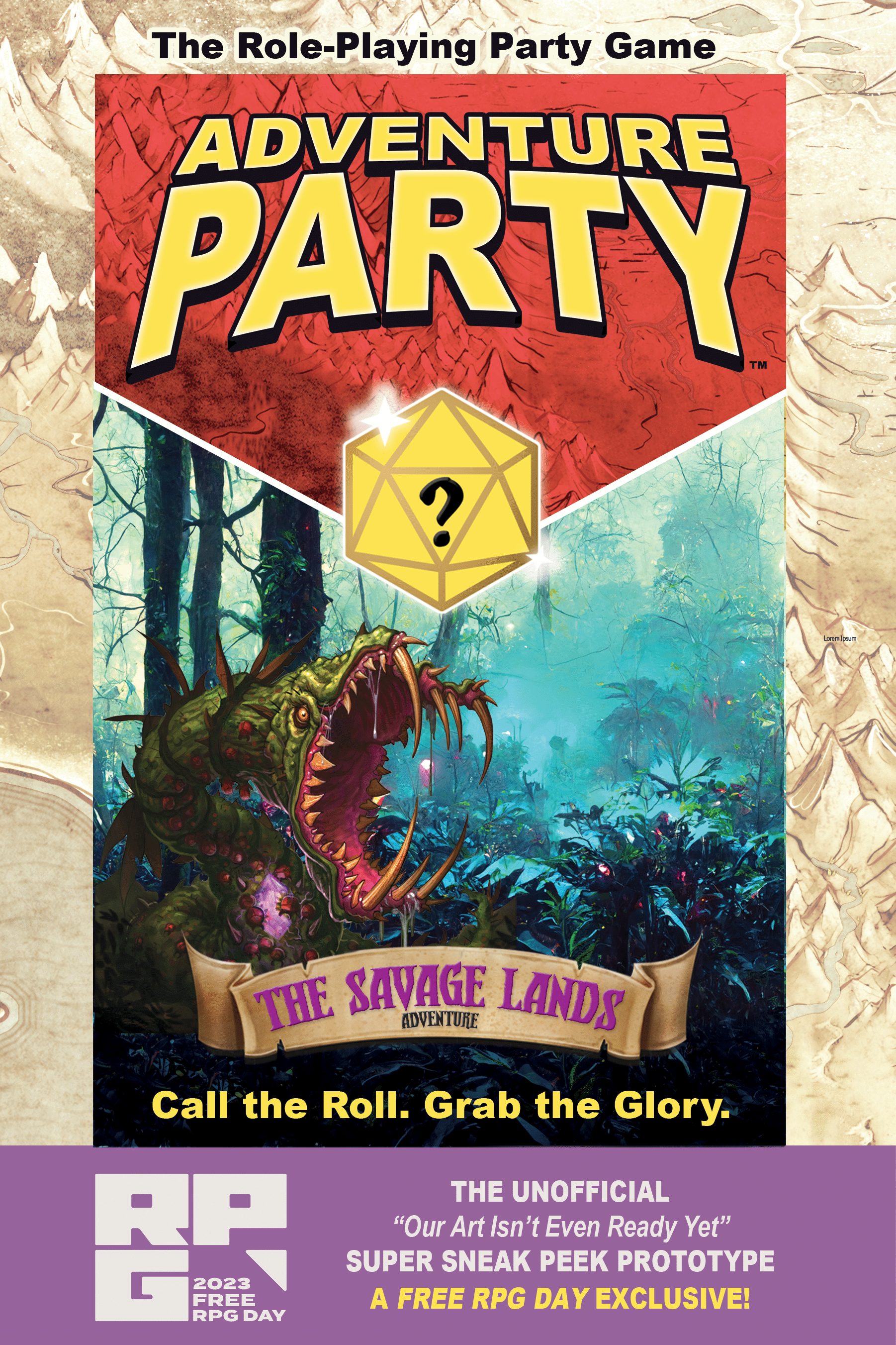 Coperta Adventure Party: The Savage Lands A FREE RPG DAY Exclusive