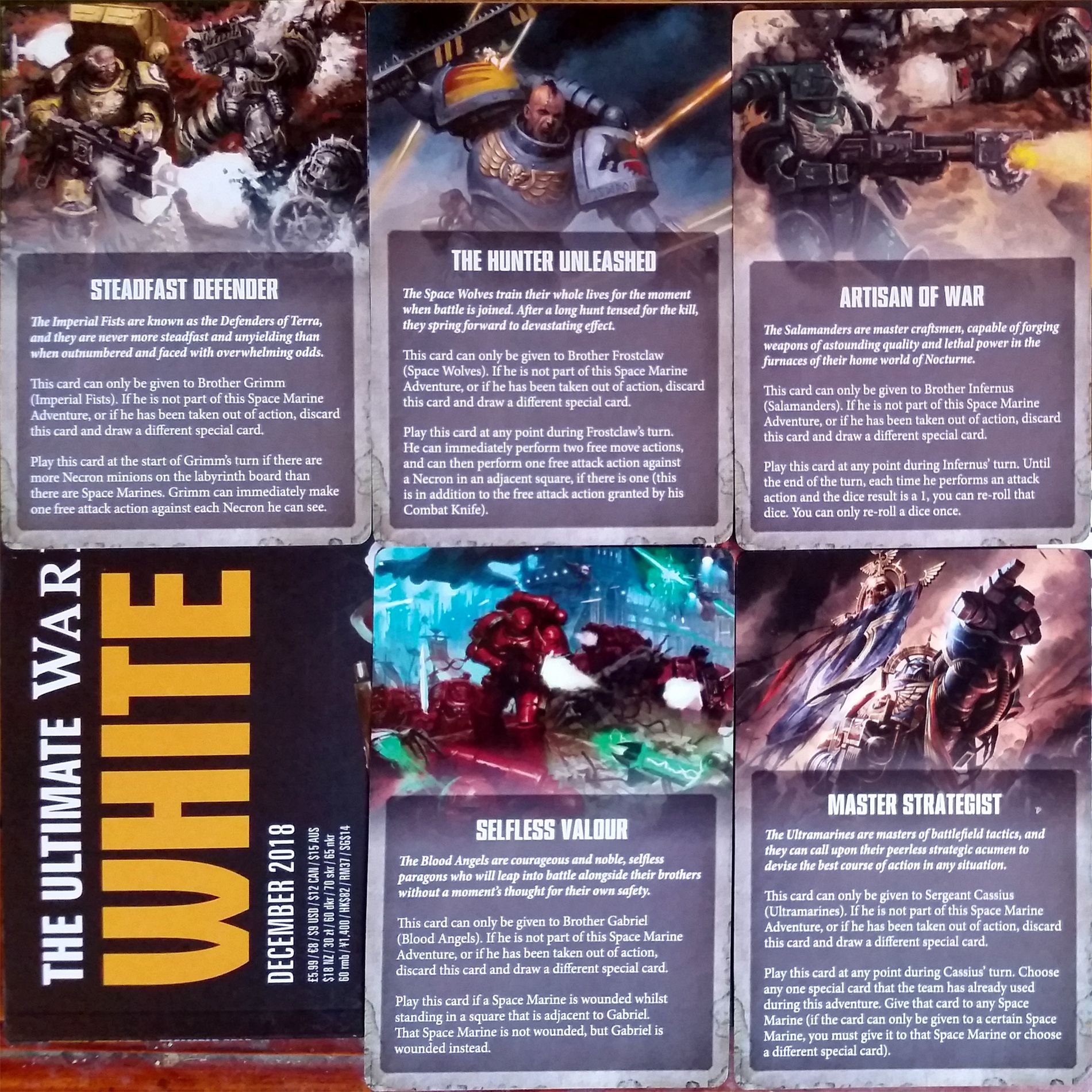 Space Marine Adventures: Promo Cards cover