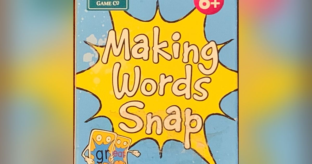 Making Words Snap Board Game BoardGameGeek