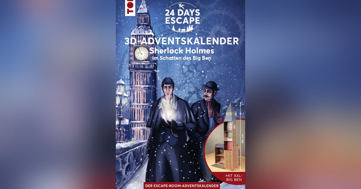 24 Days Escape 3D Adventskalender Sherlock Holmes im Schatten des