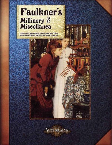 Cover to Faulkner's Millinery and Miscellanea. Scanned from the physical book.