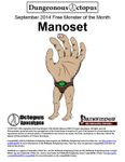 RPG Item: X-06: September 2014 Free Monster of the Month: Manoset