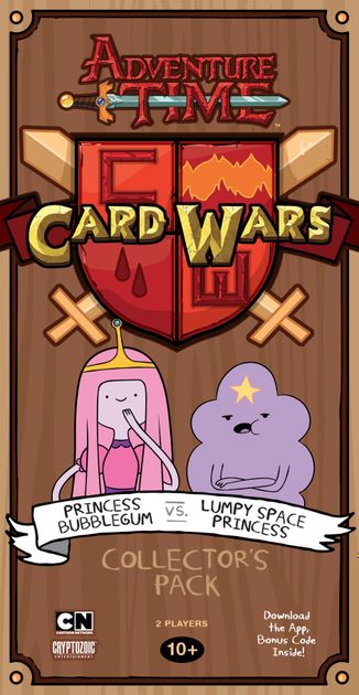 Adventure Time Card Wars Collector's Pack 3 Princess Bubblegum vs LSP Trading 