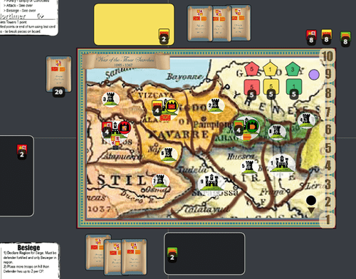 Board Game: War of the 3 Sanchos 1065-67
