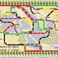 Mediterranean (fan expansion for Ticket to Ride: Rails and Sails)