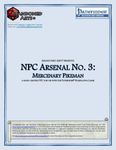 RPG Item: NPC Arsenal No. 3: Mercenary Pikeman