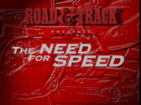 Video Game: The Need for Speed