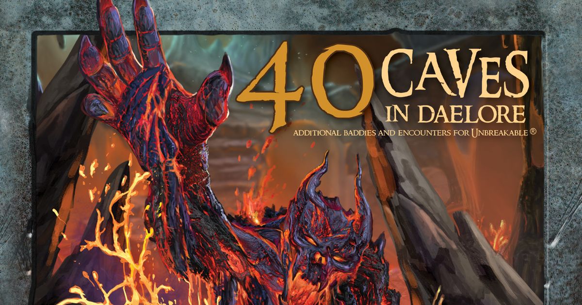 Too Many Bones: Unbreakable – 40 Caves in Daelore | Board Game 