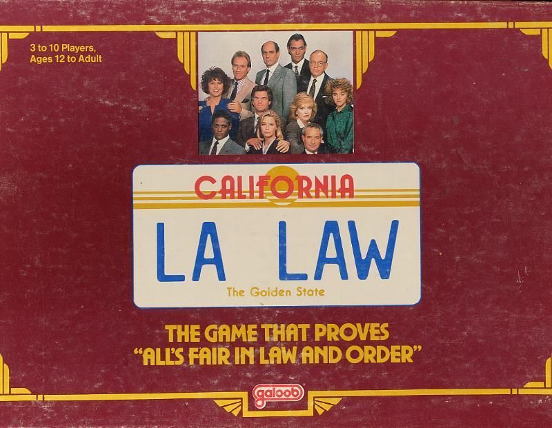 L.A. Law Board Game BoardGameGeek