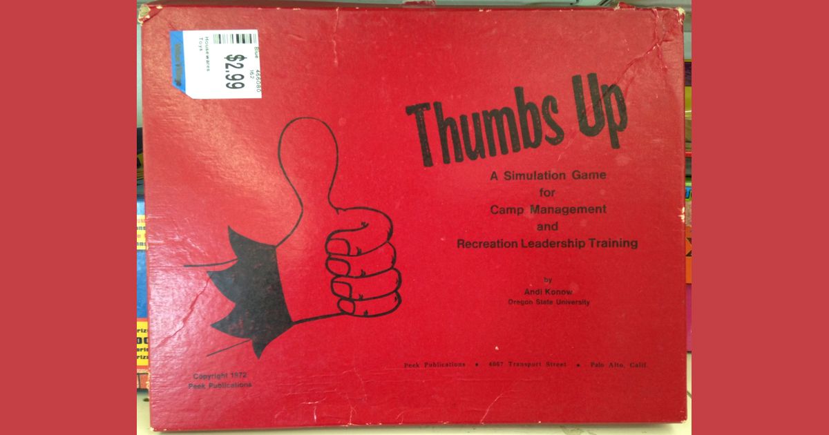 Thumbs Up Board Game BoardGameGeek