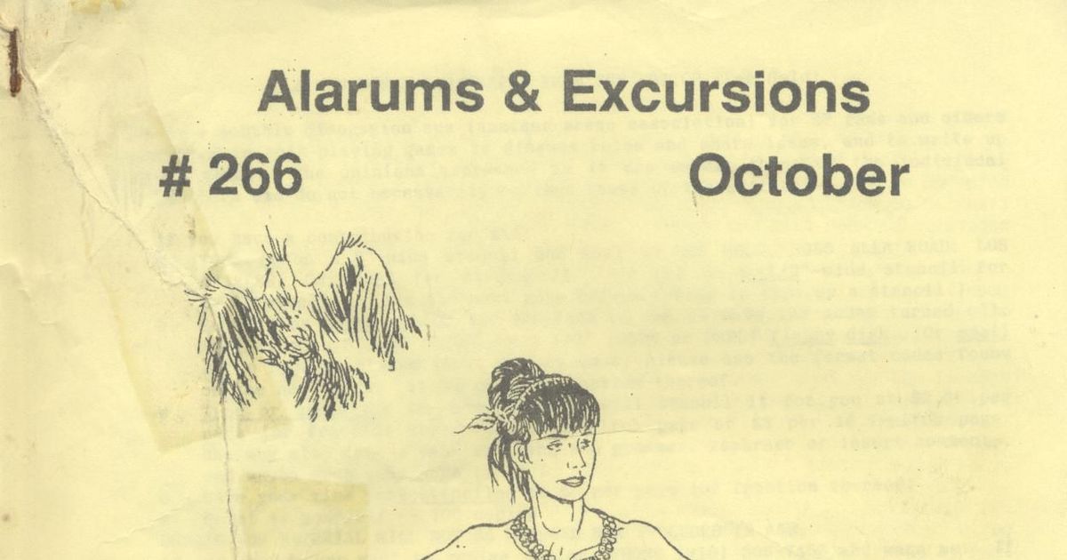 Alarums & Excursions (Issue 266 - Oct 1997) | Issue | RPGGeek