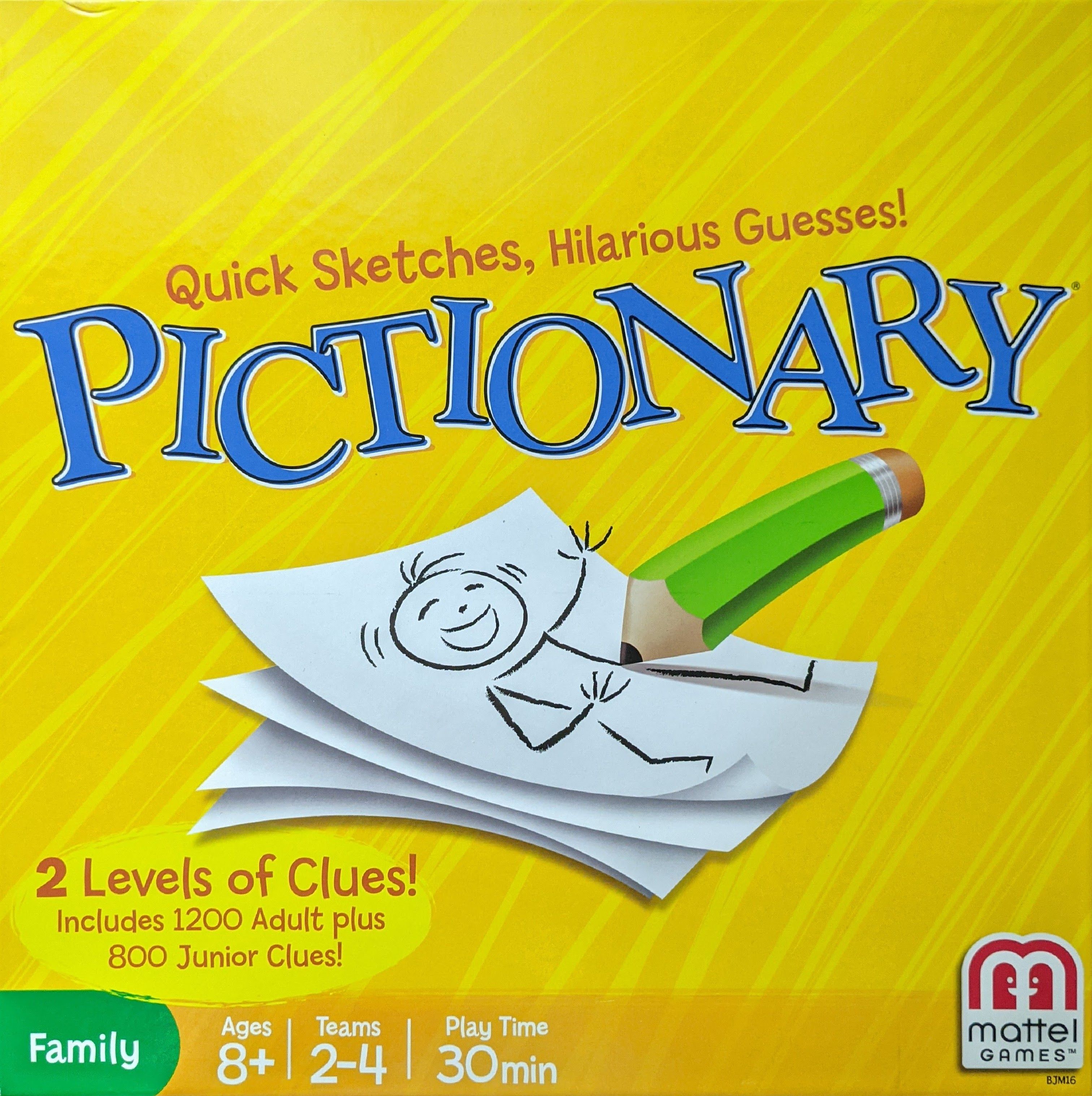 Boîte du jeu Pictionary (2013 edition)