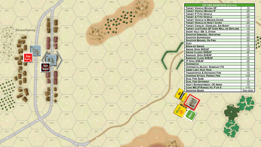 On-Map IF Example of Play | Panzer: The Game of Small Unit Actions and ...