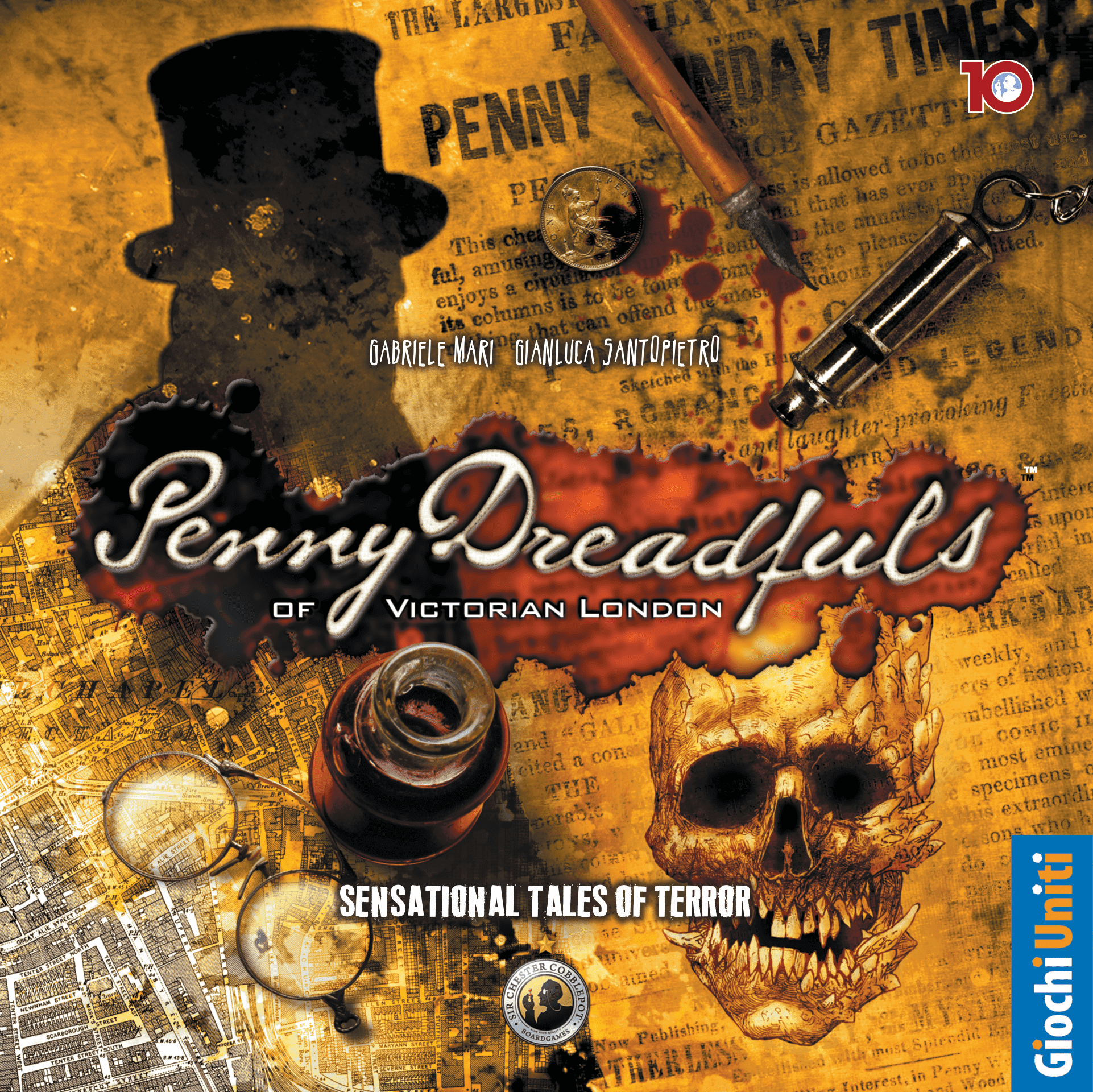 Boîte du jeu Penny Dreadfuls of Victorian London