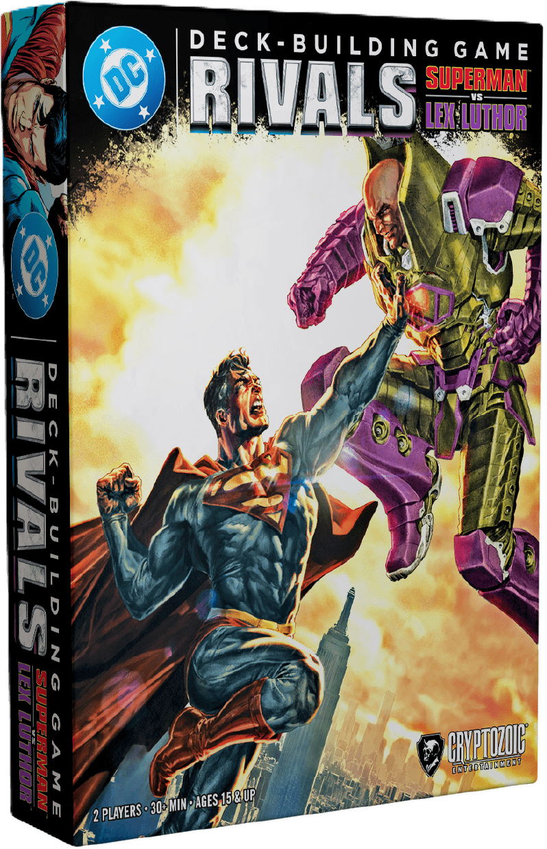 Cover art for DC Deck-Building Game: Rivals – Superman vs. Lex Luthor