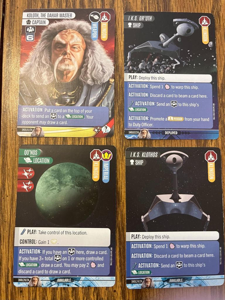 Koloth Strategy Guide | Star Trek: Captain's Chair