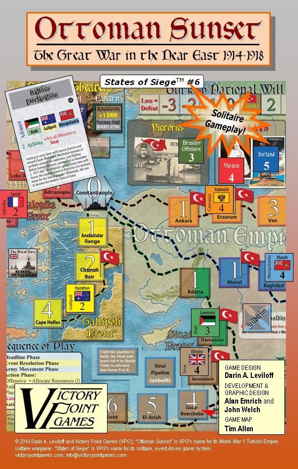 Ottoman Sunset The Great War In The Near East Image Boardgamegeek