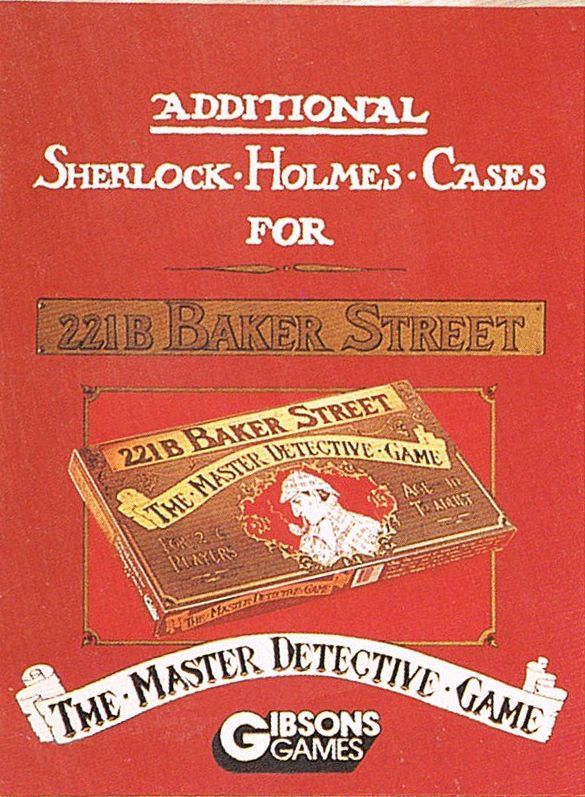 Additional Sherlock Holmes Cases for 221B Baker Street, The Master Detective Game box art