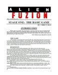 RPG Item: Alien: FUZION - Stage One: The Basic Game