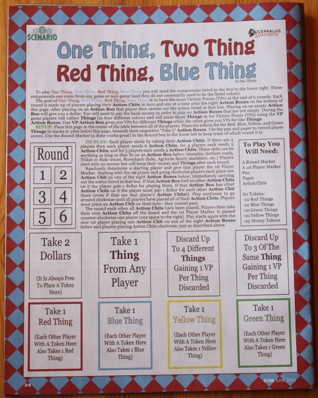 One Thing, Two Thing, Red Thing, Blue Thing