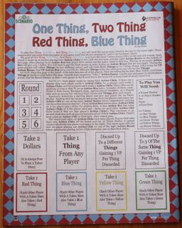One Thing, Two Thing, Red Thing, Blue Thing