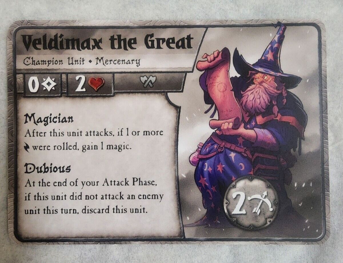 Summoner Wars (Second Edition): Veldimax the Great Promo Card