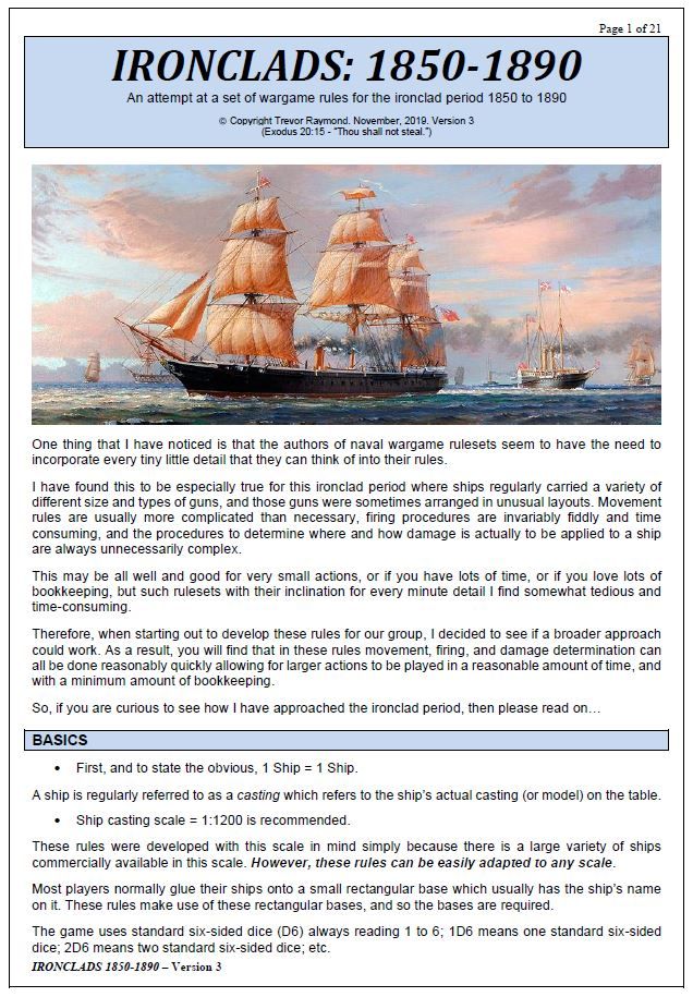 Ironclads: 1850-1890