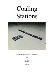 Coaling Stations: Rules for Pre Dreadnought Naval Fleet Actions