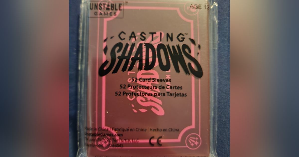 Casting Shadows: Card Sleeves | Board Game Accessory | BoardGameGeek