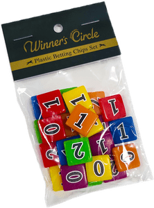 Winner's Circle: Plastic Betting Chips Set
