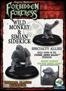 Shadows of Brimstone: Forbidden Fortress – Thermal Plastic Specialty Allies: Wild Monkey and Simian Sidekick