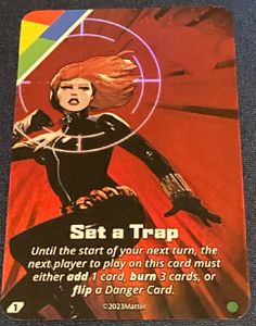 UNO Ultimate: Black Widow – Set a Trap Foil Chase Card