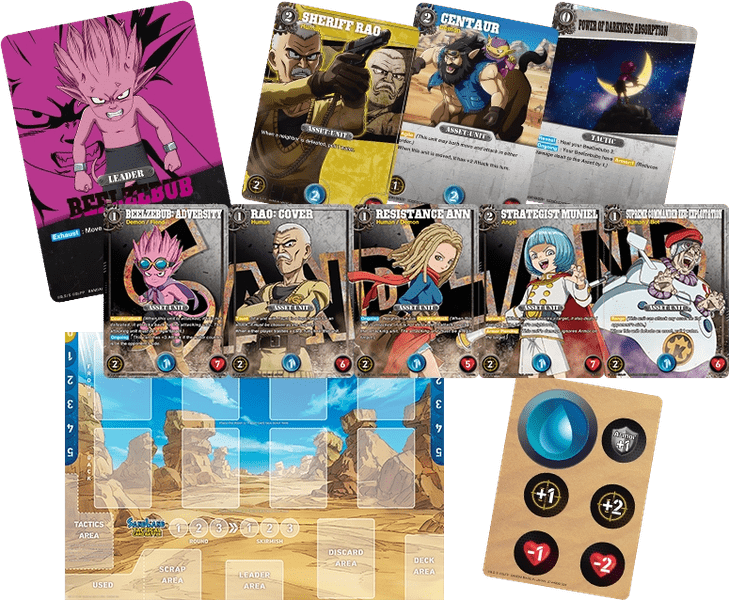 2024 Sand Land Tactical Card Battle English TCG Game 1st Edition Random Deck - 31 Cards
