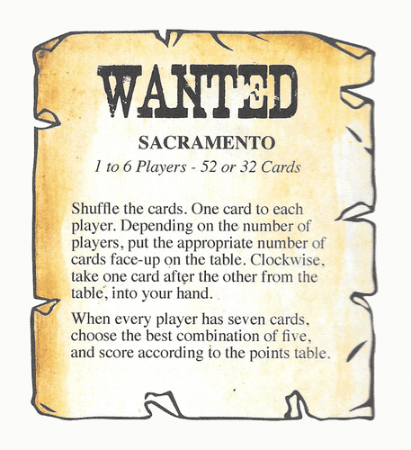 Board Game: Sacramento