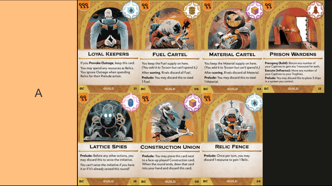 Arcs Guild Card Tier List | Arcs