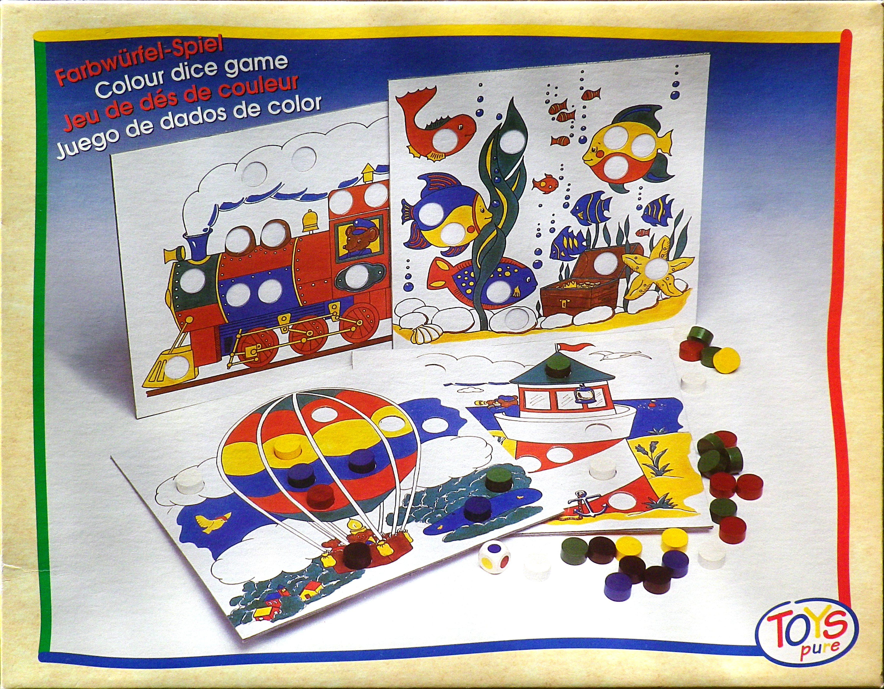 Farbwürfel-Spiel