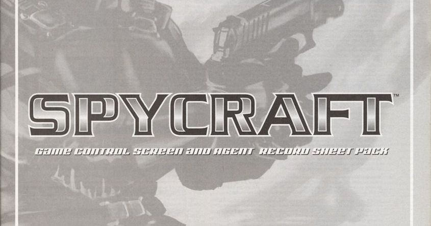 Game Control Screen and Agent Record Sheet Pack | RPG Item | BoardGameGeek