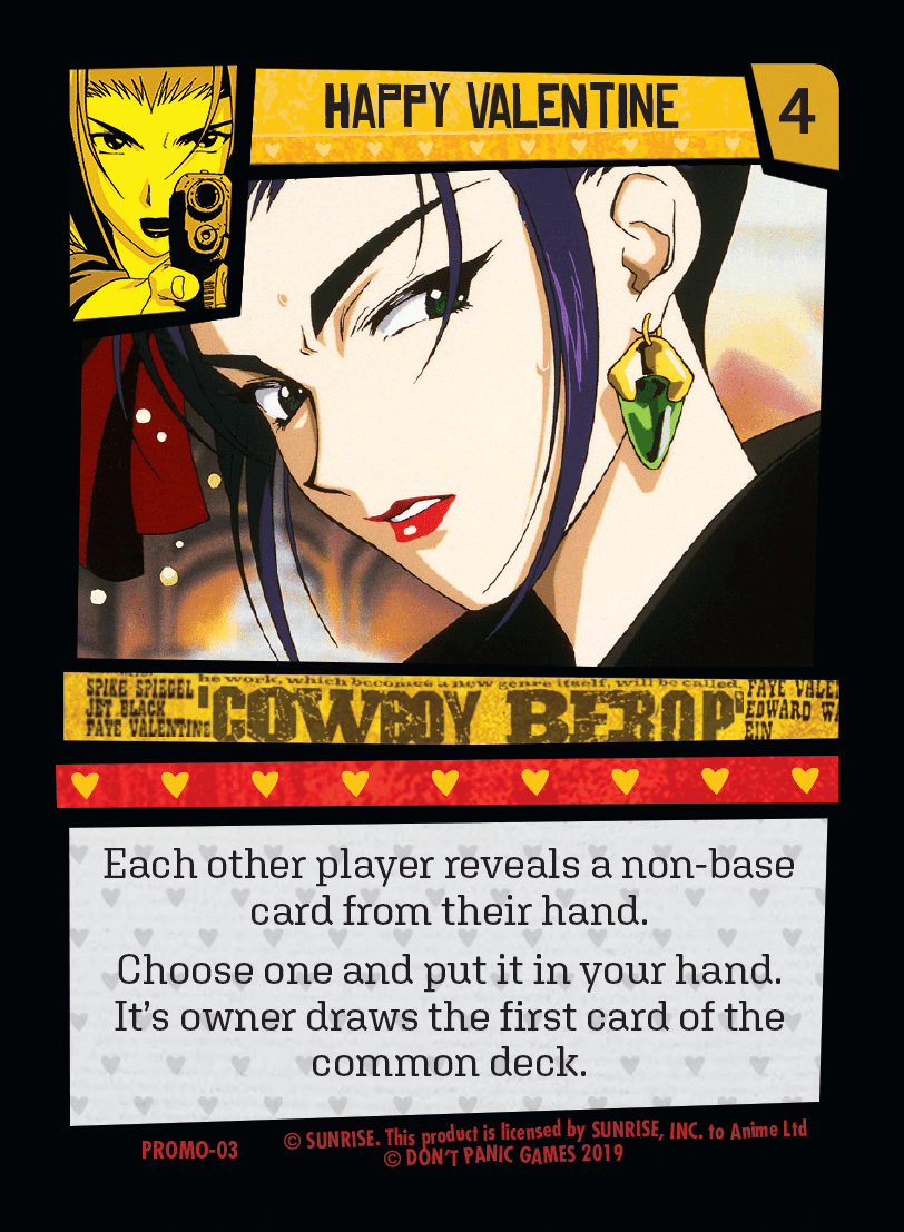 Cowboy Bebop: Space Serenade – Happy Valentine Promo Card