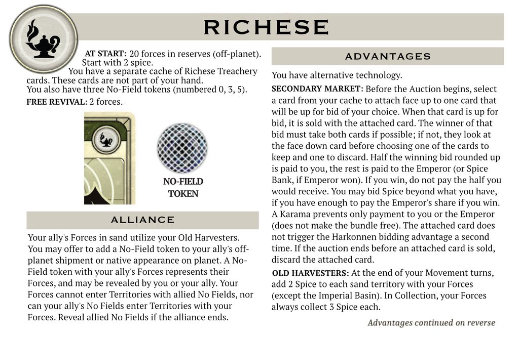 Richese Rework/Buff | Dune