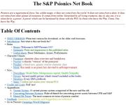 RPG Item: The S&P Psionics Net Book