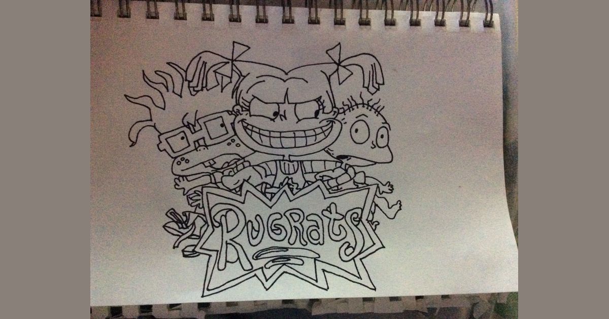 Nickelodeon Rugrats! | Hand Drawn Art - Using sharpies for healing ...