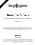 RPG Item: VEL1-02: Under the Streets