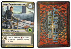 Shards of Infinity: Lasav, Tower Commander Promo Card