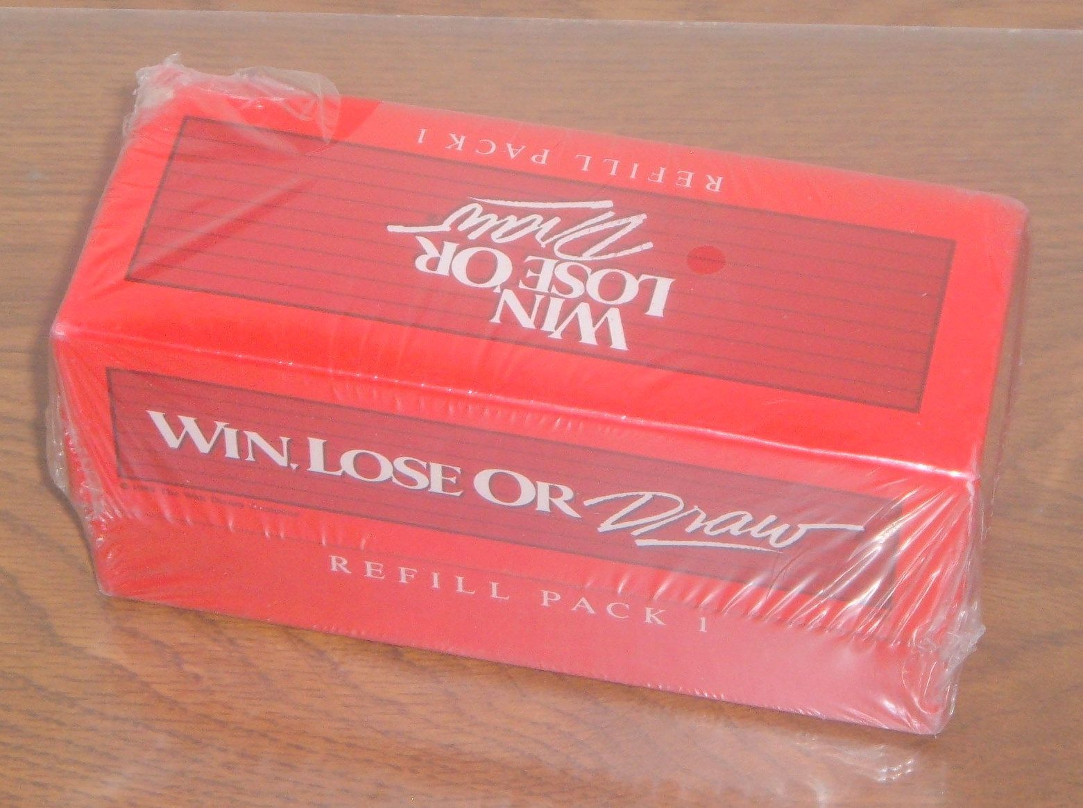 Win, Lose or Draw Refill Pack 1