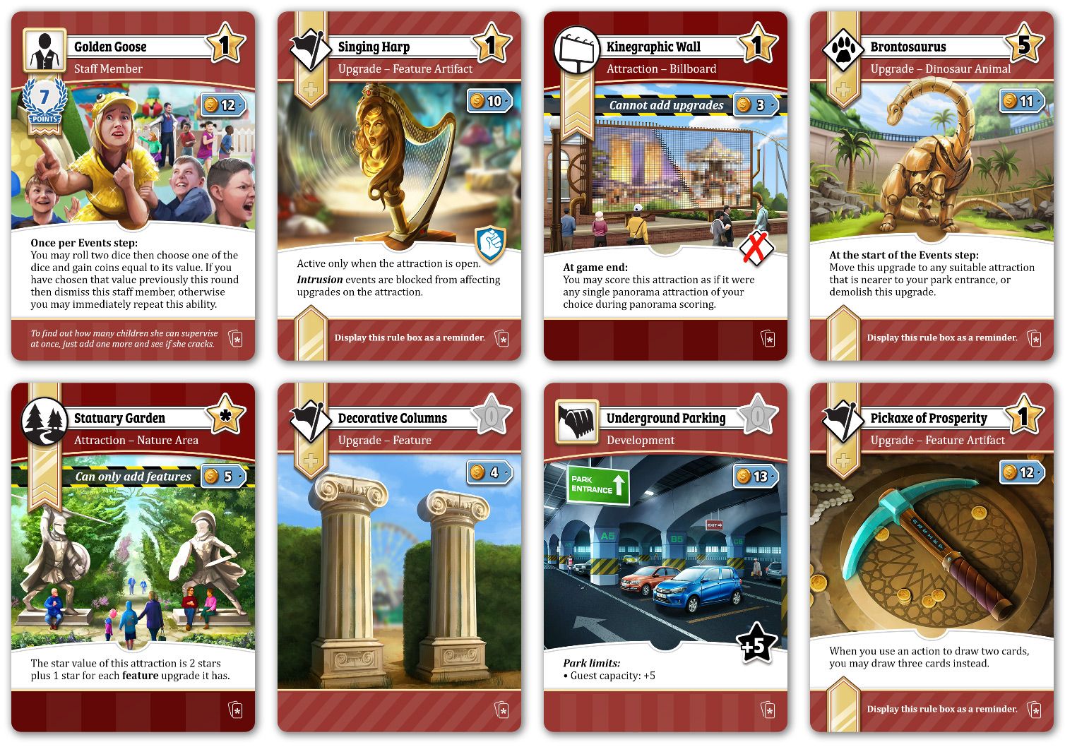 Unfair: CHKO Kickstarter Sneak Peek Cards