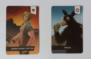 Judge Dredd: The Cursed Earth – Spikes Harvey Rotten and Tweak Promo Cards