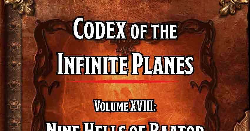 Codex of the Infinite Planes Volume 18: Nine Hells of Baator | RPG Item ...