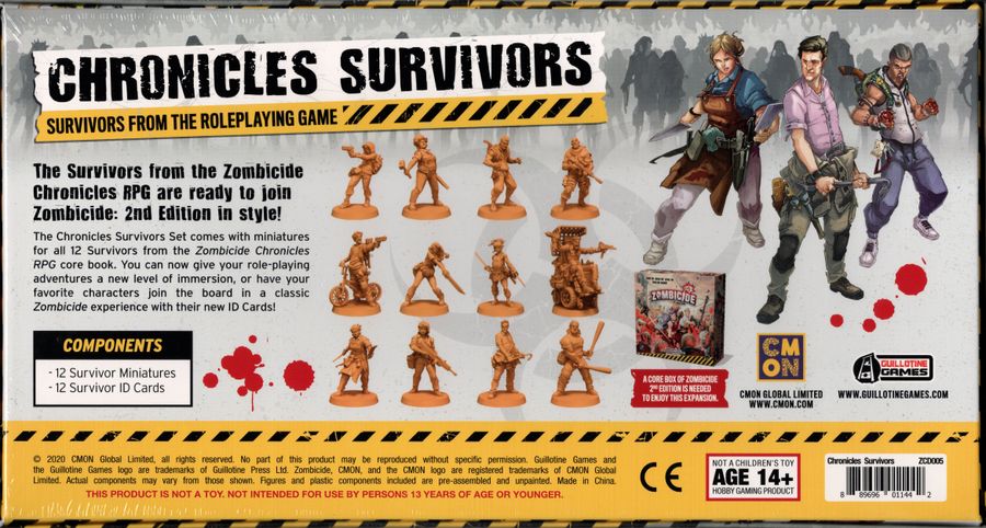 Zombicide: Black Plague – Orda Verde Zombicida Survivor Esclusivo Kickstarter (Senza Confezione)